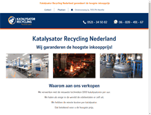 Tablet Screenshot of katrecycling.nl